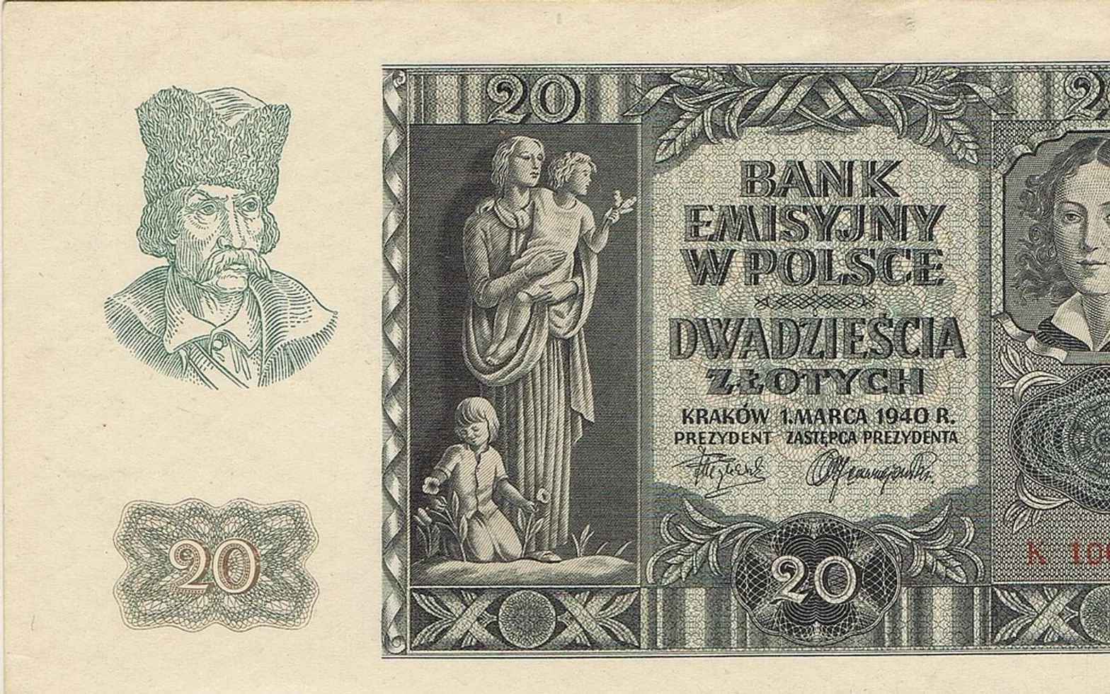 Reichsmark, zloty and banknote